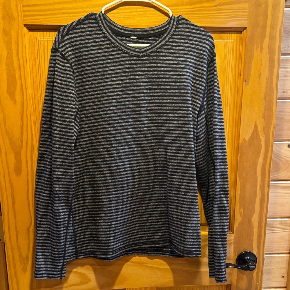 LuLuLemon long sleeve striped shirt